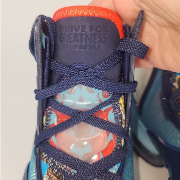 Nike LeBron 19 "Fast Food" Basketball Shoes – Dutch Blue Size 18 - Picture 8 of 16